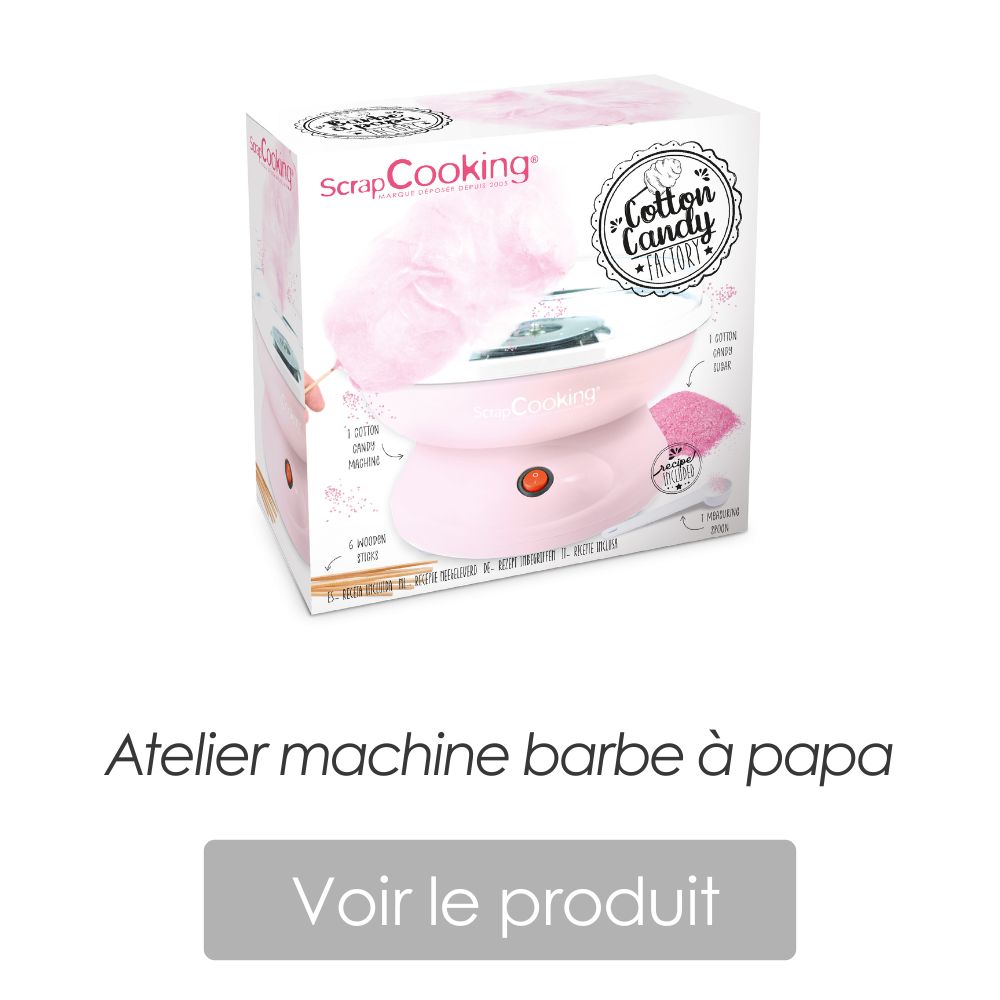 Machine ScrapCooking Tablette barbe à papa